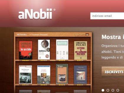 Mondadori, editora italiana, compra a comunidade de eBooks aNobii