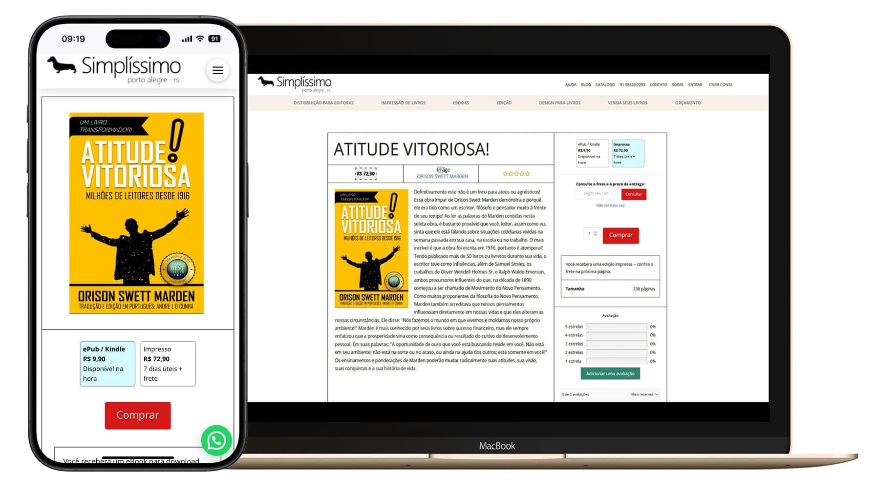 Hotpage Simplíssimo - Uma página de venda bela, rápida e matadora para seus ebooks